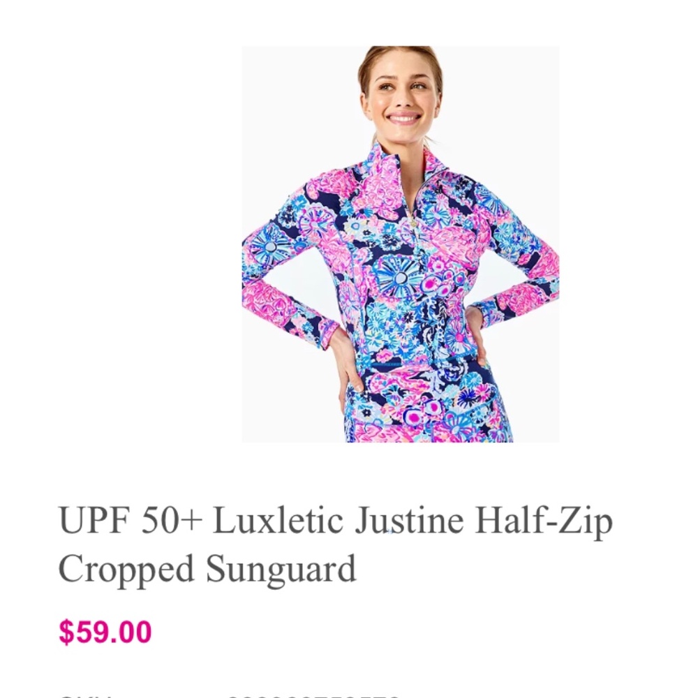 Lilly Pulitzer  Luxletic top